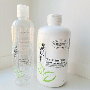 Natural Visions Fabric Softener Super Concentrate Spring Fresh 1 Liter 33.8fl oz